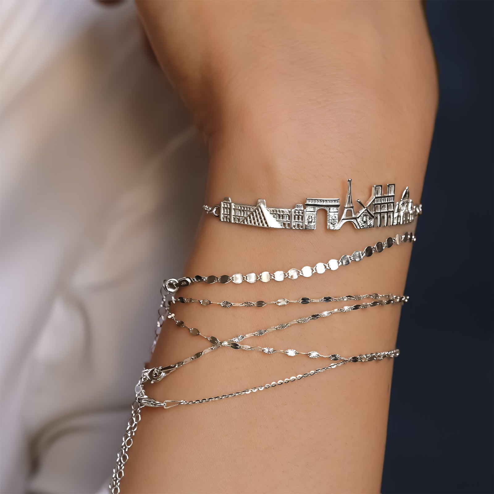 Paris Skyline Bracelet