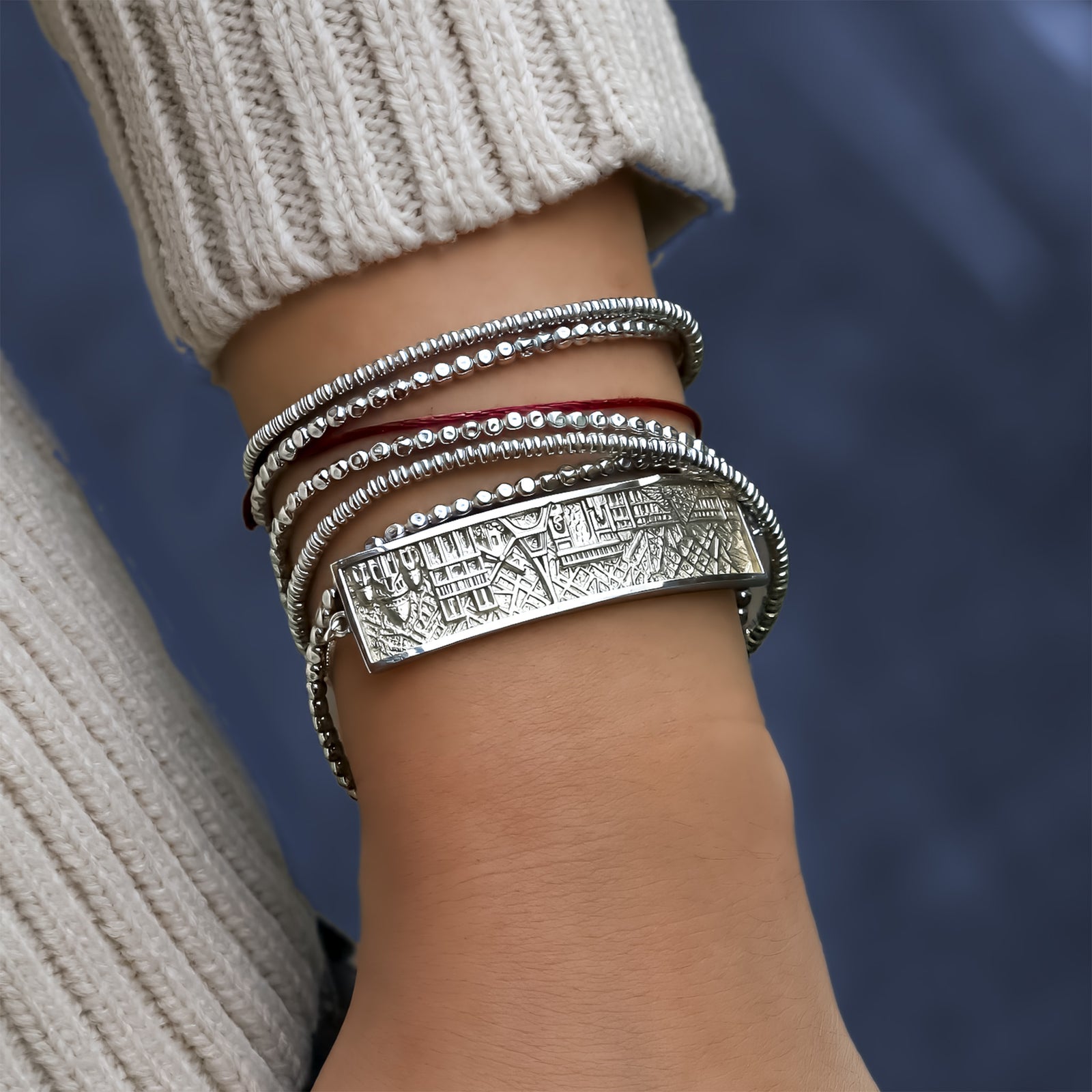 Paris "On the Map" Skyline Bracelet