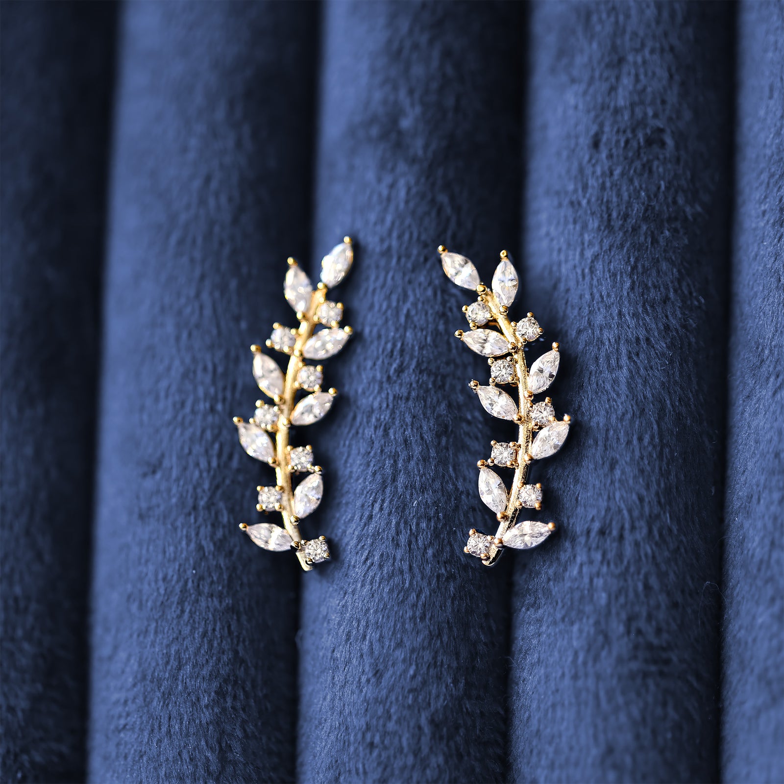 Leaf Climber Earrings