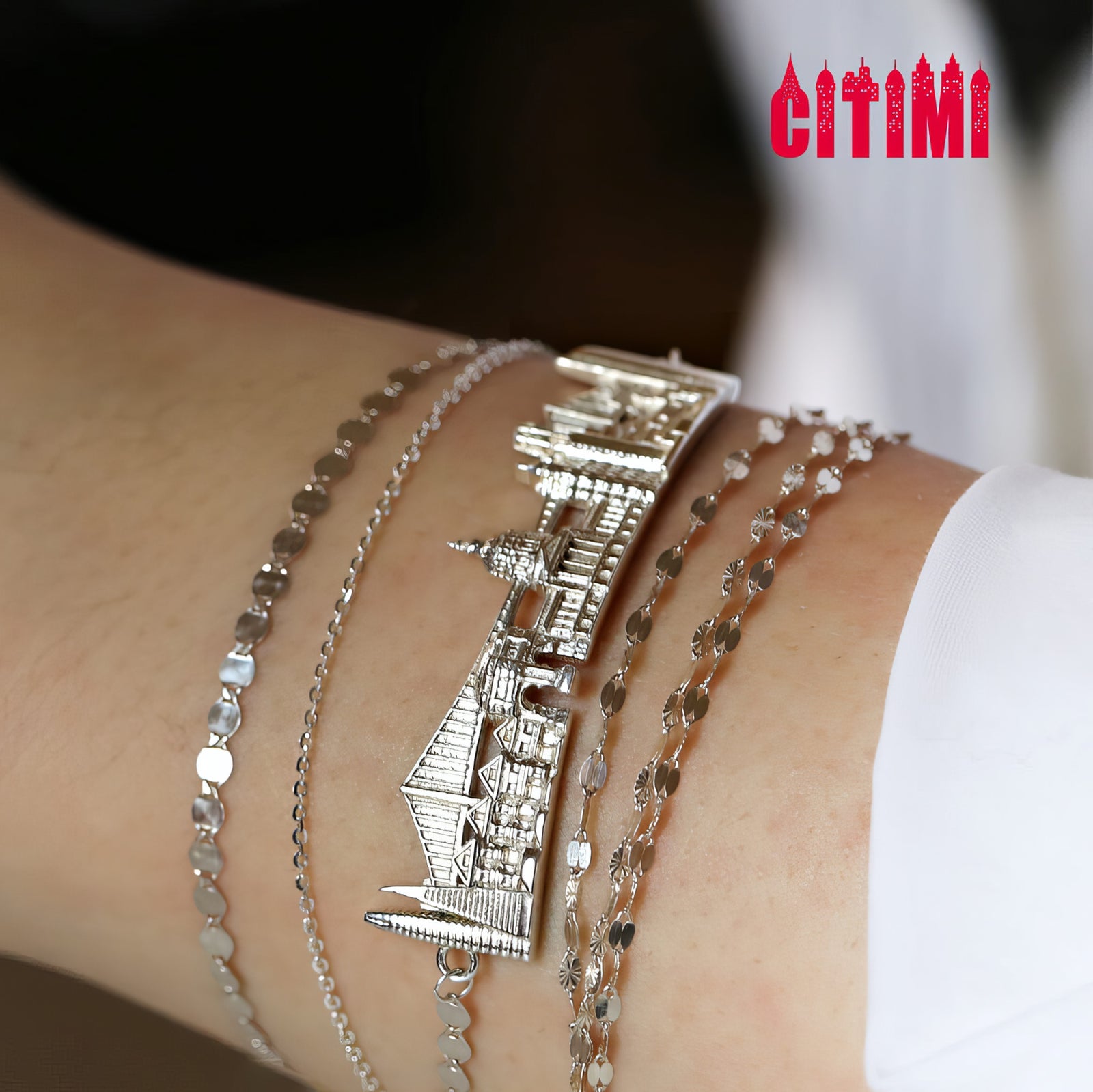 City Bracelet San Francisco in Sterling Silver