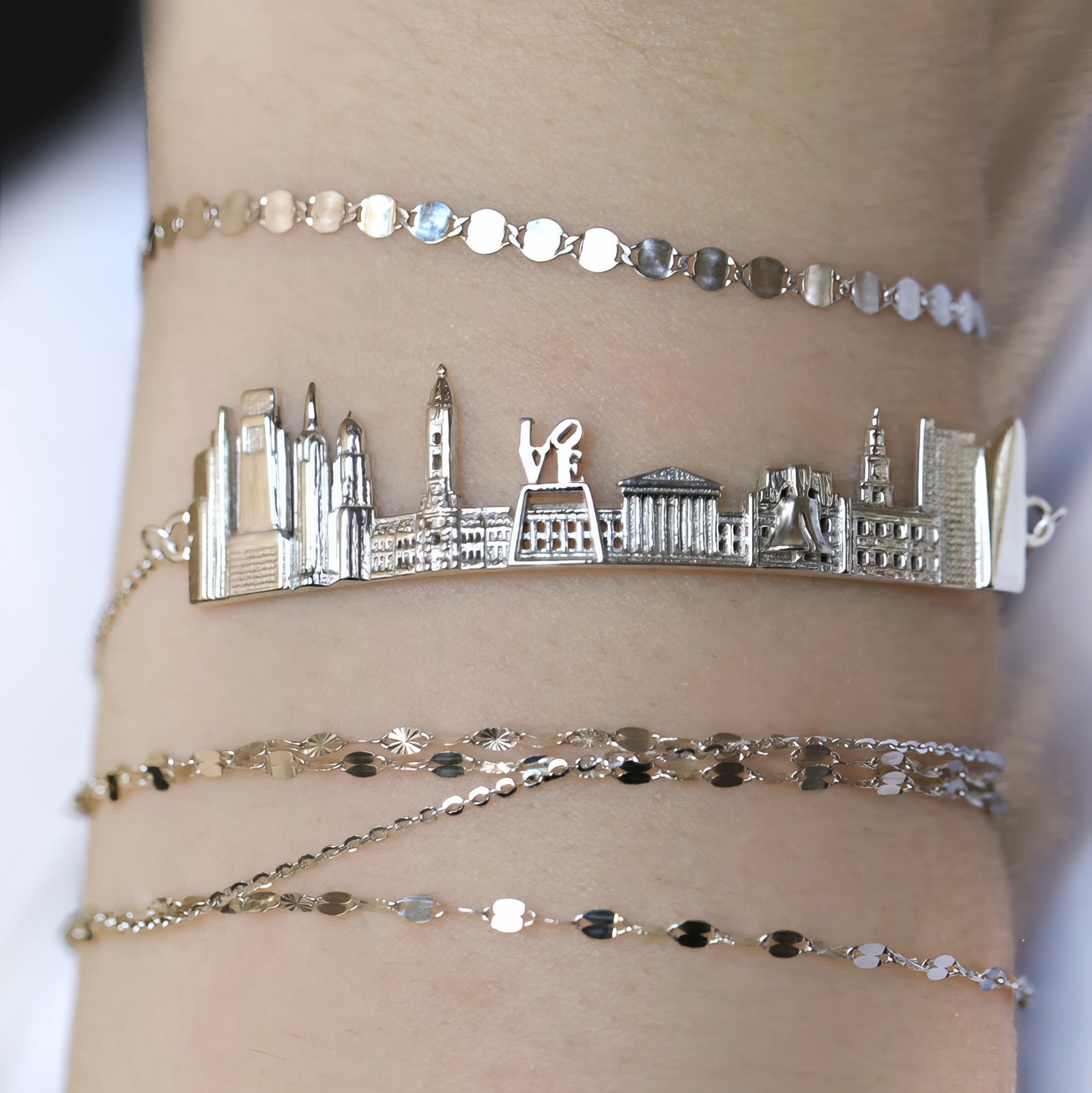 City Bracelet Philadelphia in Sterling Silver