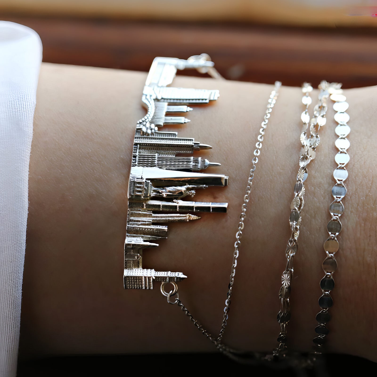 City Bracelet New York in Sterling Silver