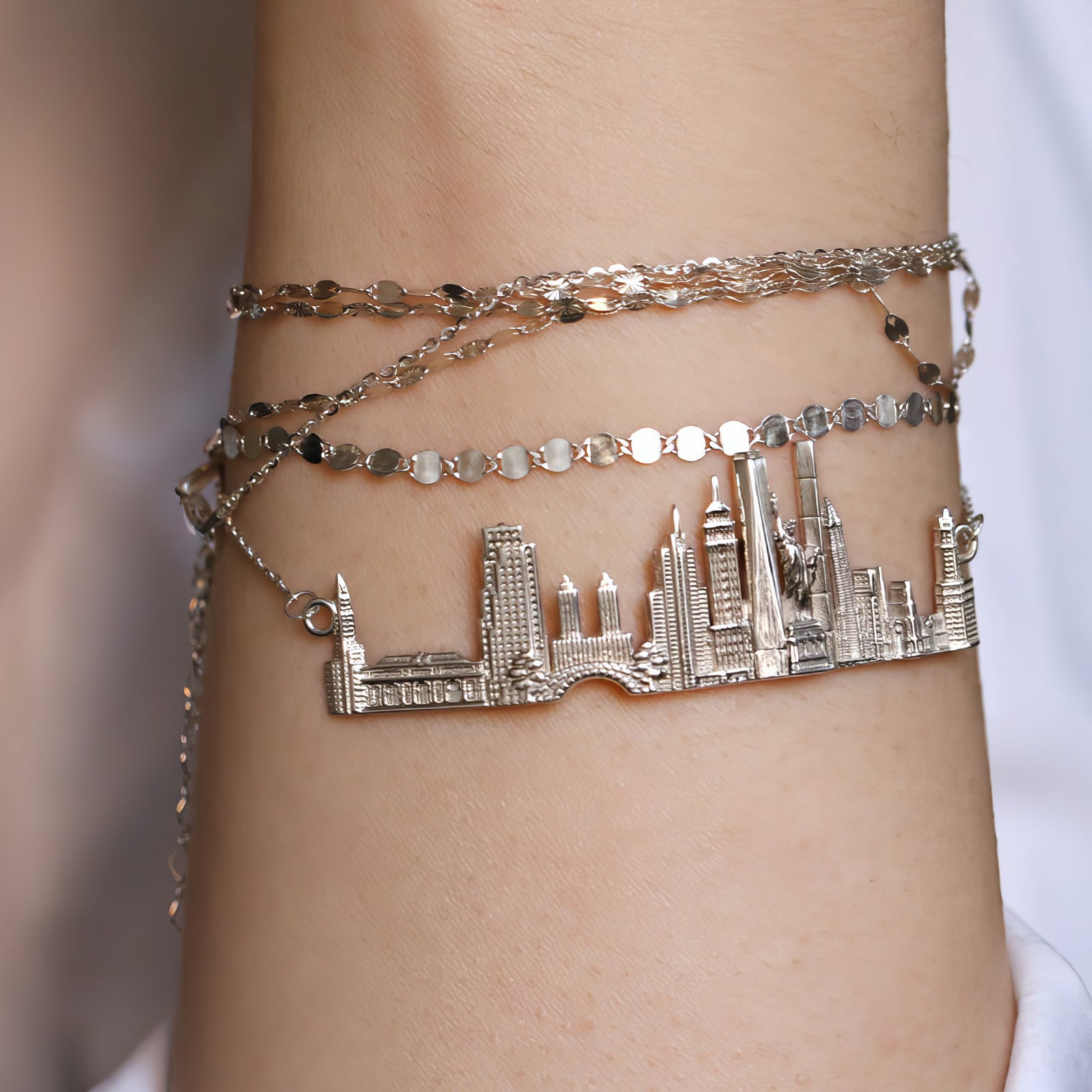 City Bracelet New York in Sterling Silver