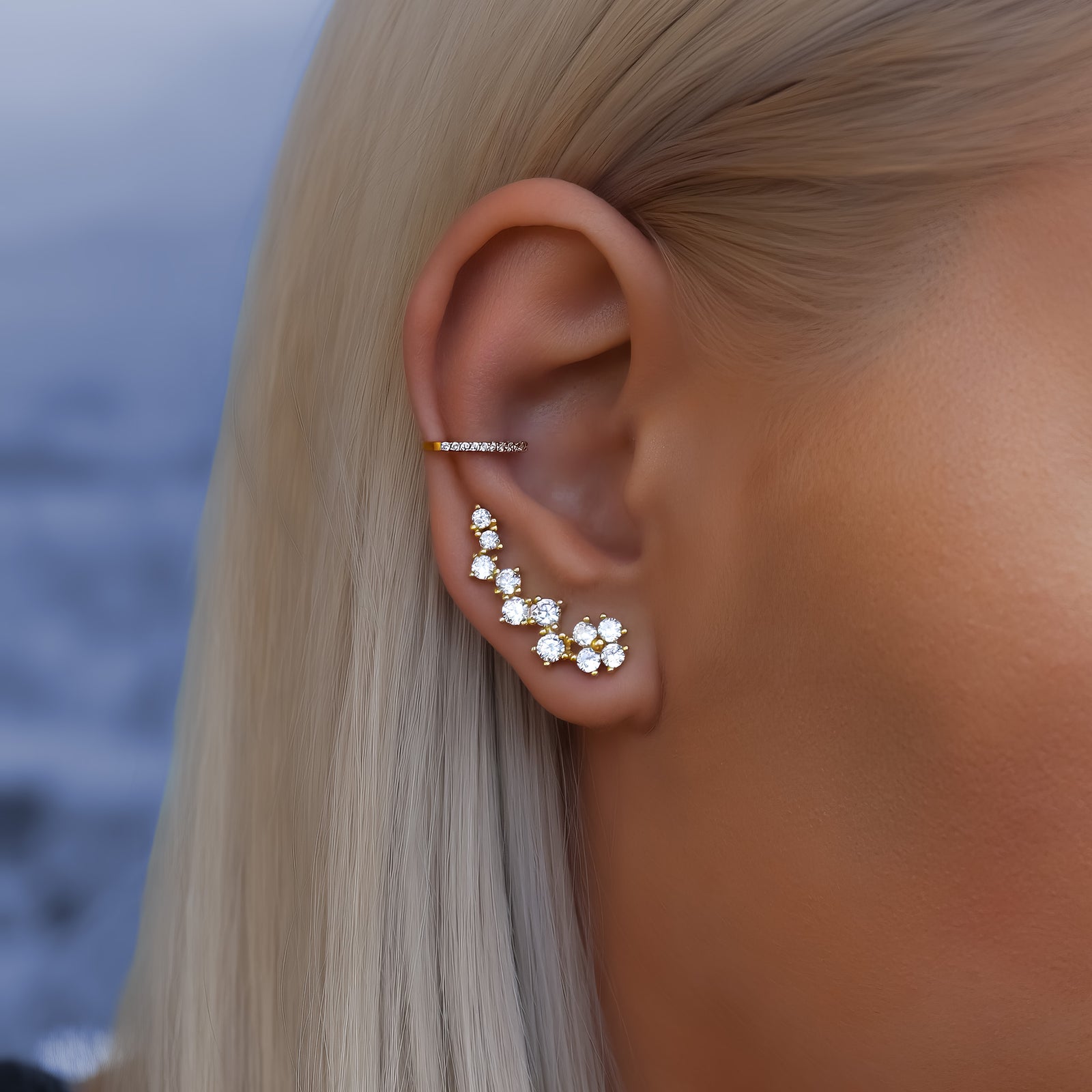 Clower Climber Earrings