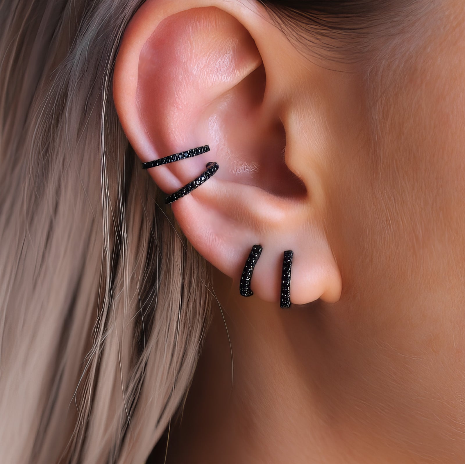 Black Ear Cuff
