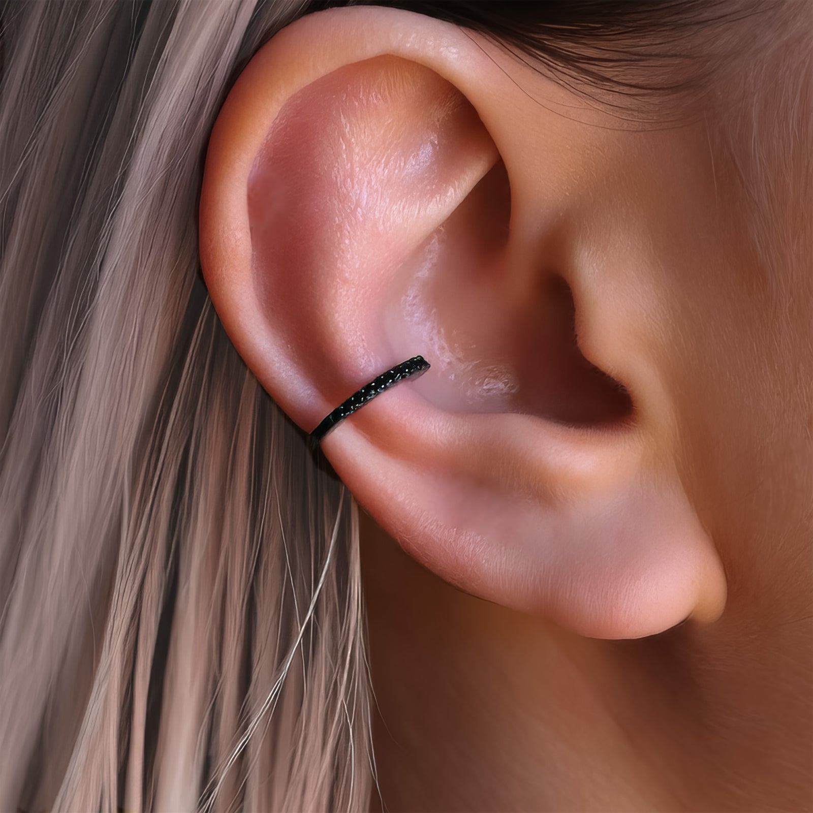 Black Ear Cuff