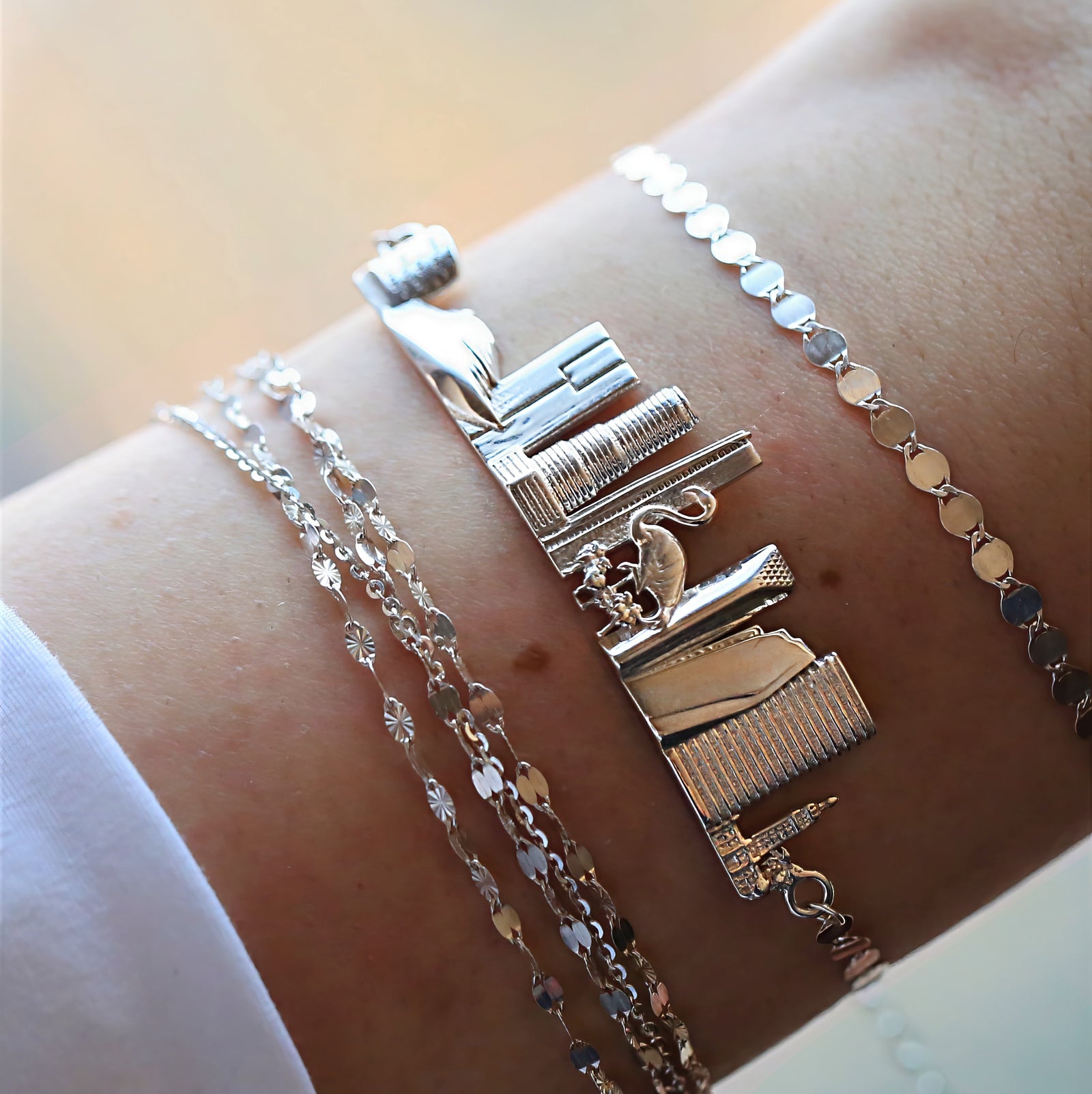 City Bracelet Miami in Sterling Silver