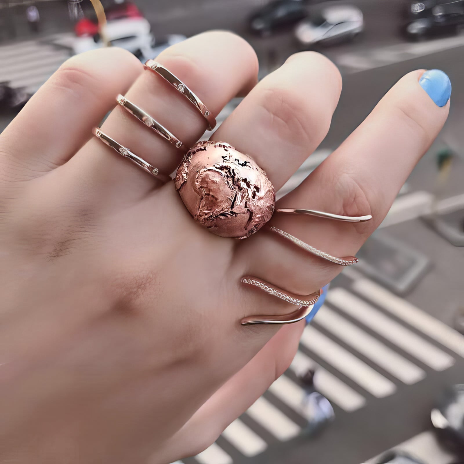 World Map Ring