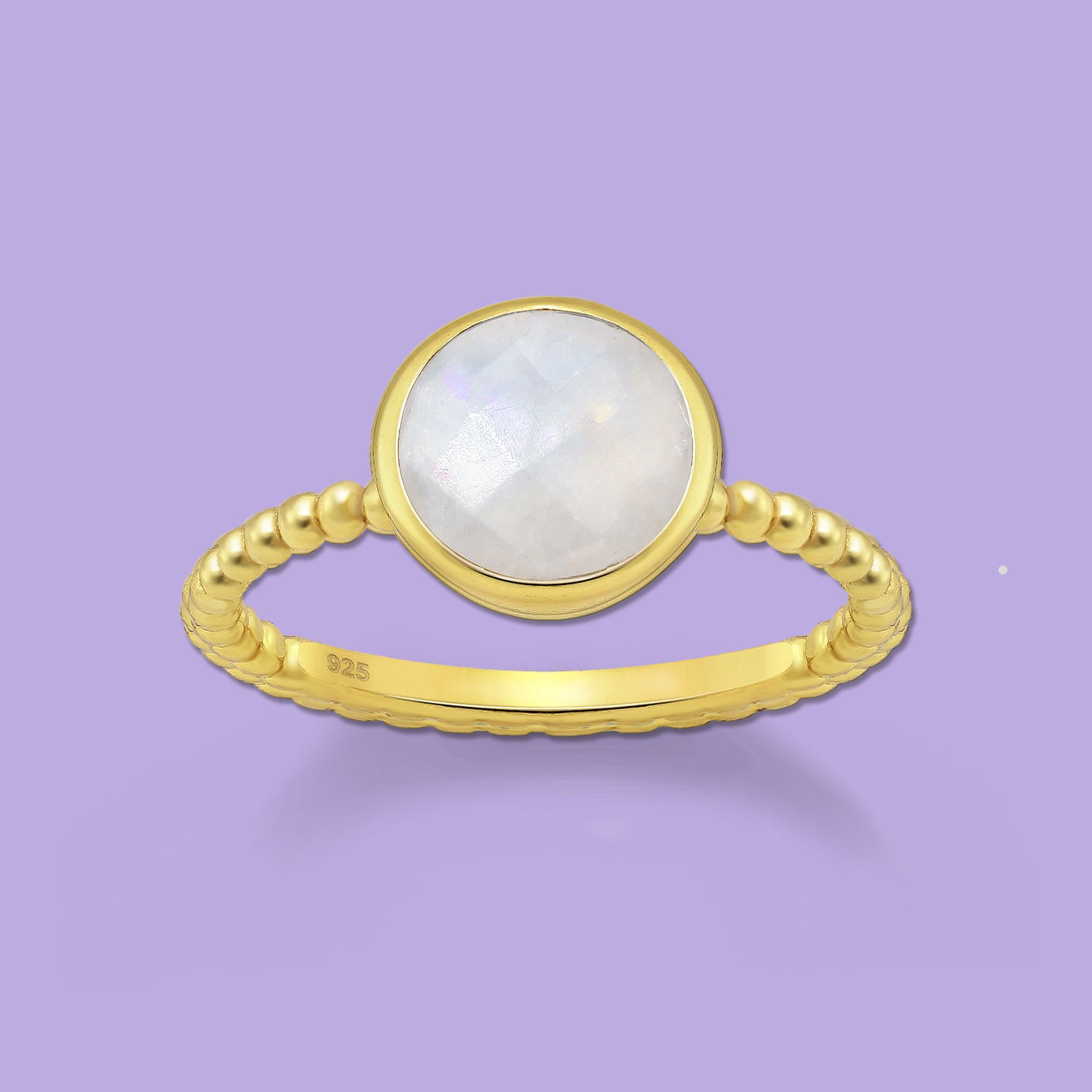 Silver Ring, Moonstone  Ring