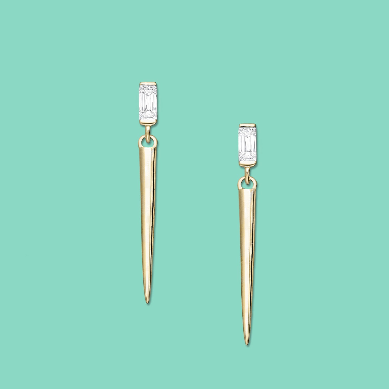 Spike Stud Earrings, goth earrings