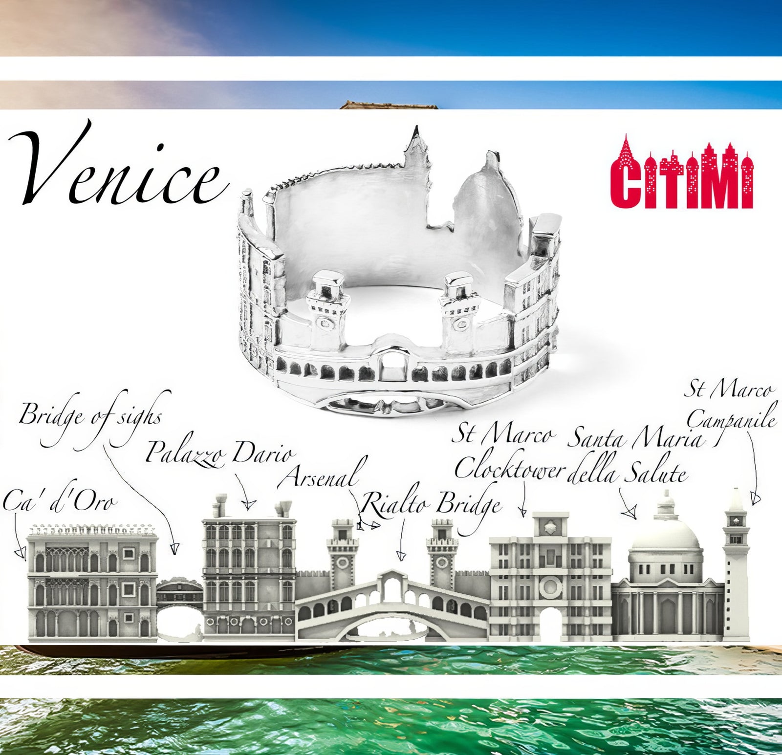 Venice City Ring