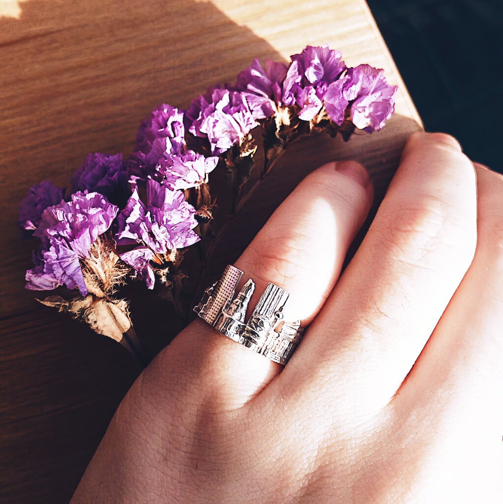 Cityscape Ring Berlin in Sterling Silver