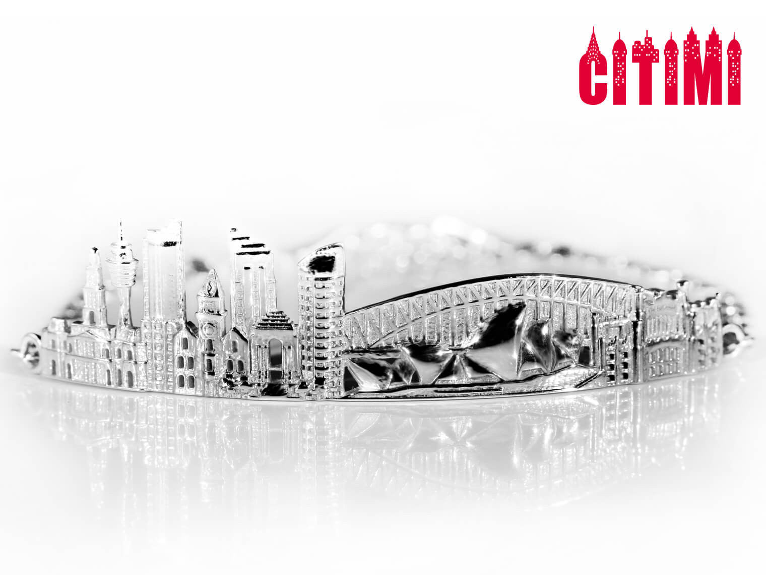 City Bracelet Sydney in Sterling Silver