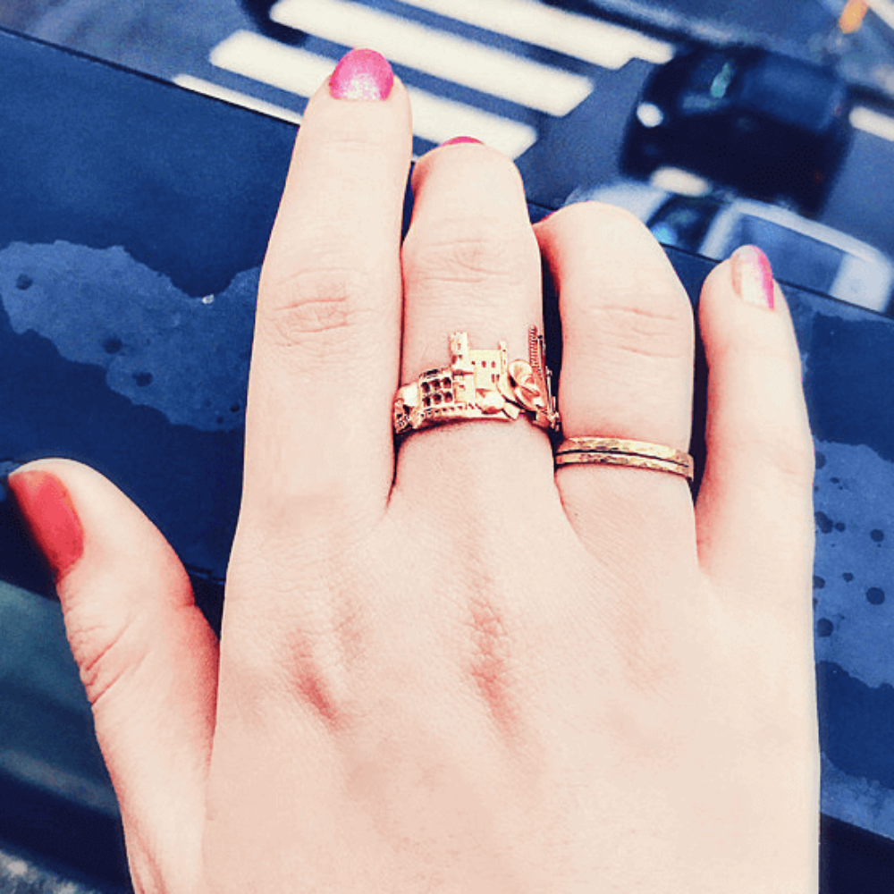 Cityscape Ring Monte Carlo in Sterling Silver