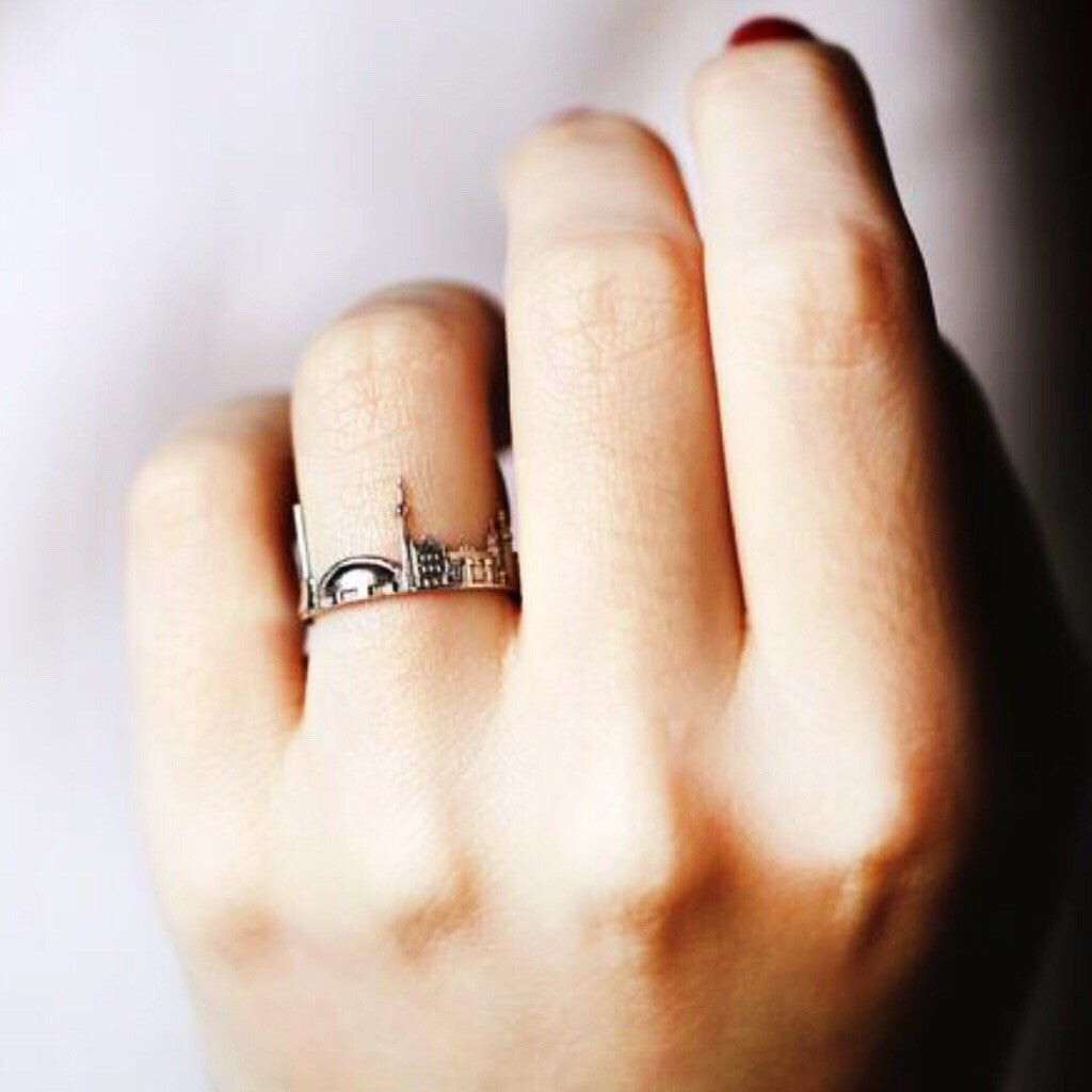 Cityscape Ring Toronto in Sterling Silver