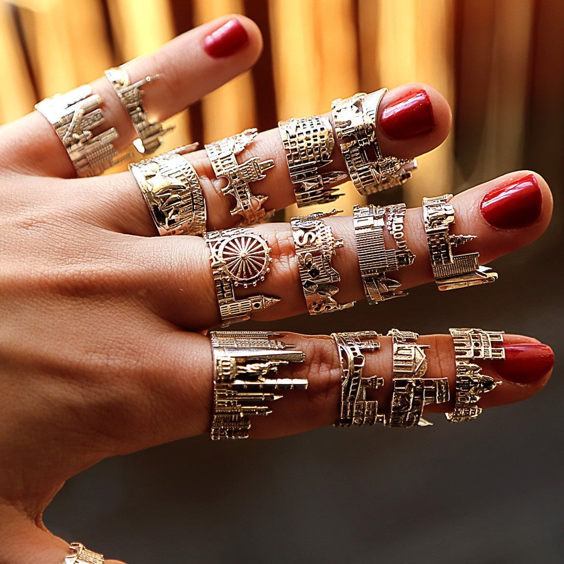 Cityscape Ring Sydney in Sterling Silver