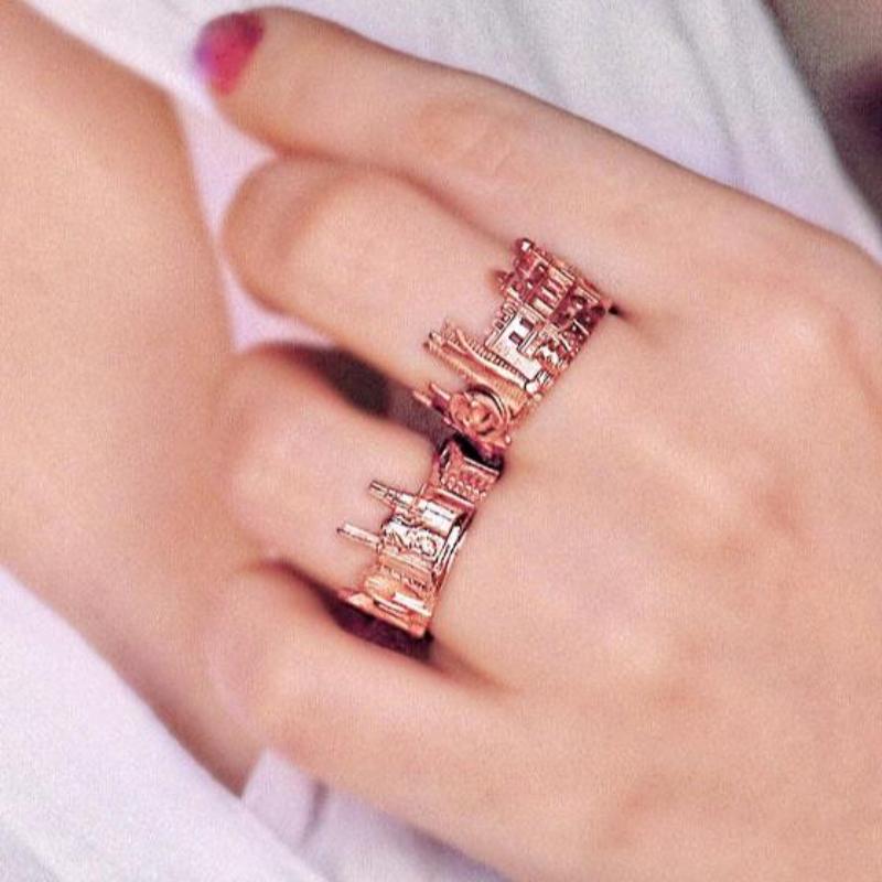 Cityscape Ring Monte Carlo in Sterling Silver