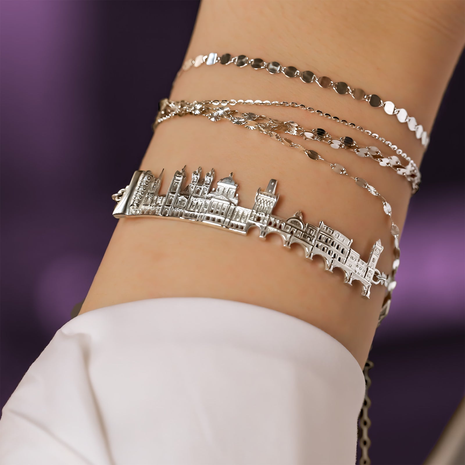 Prague Skyline Bracelet