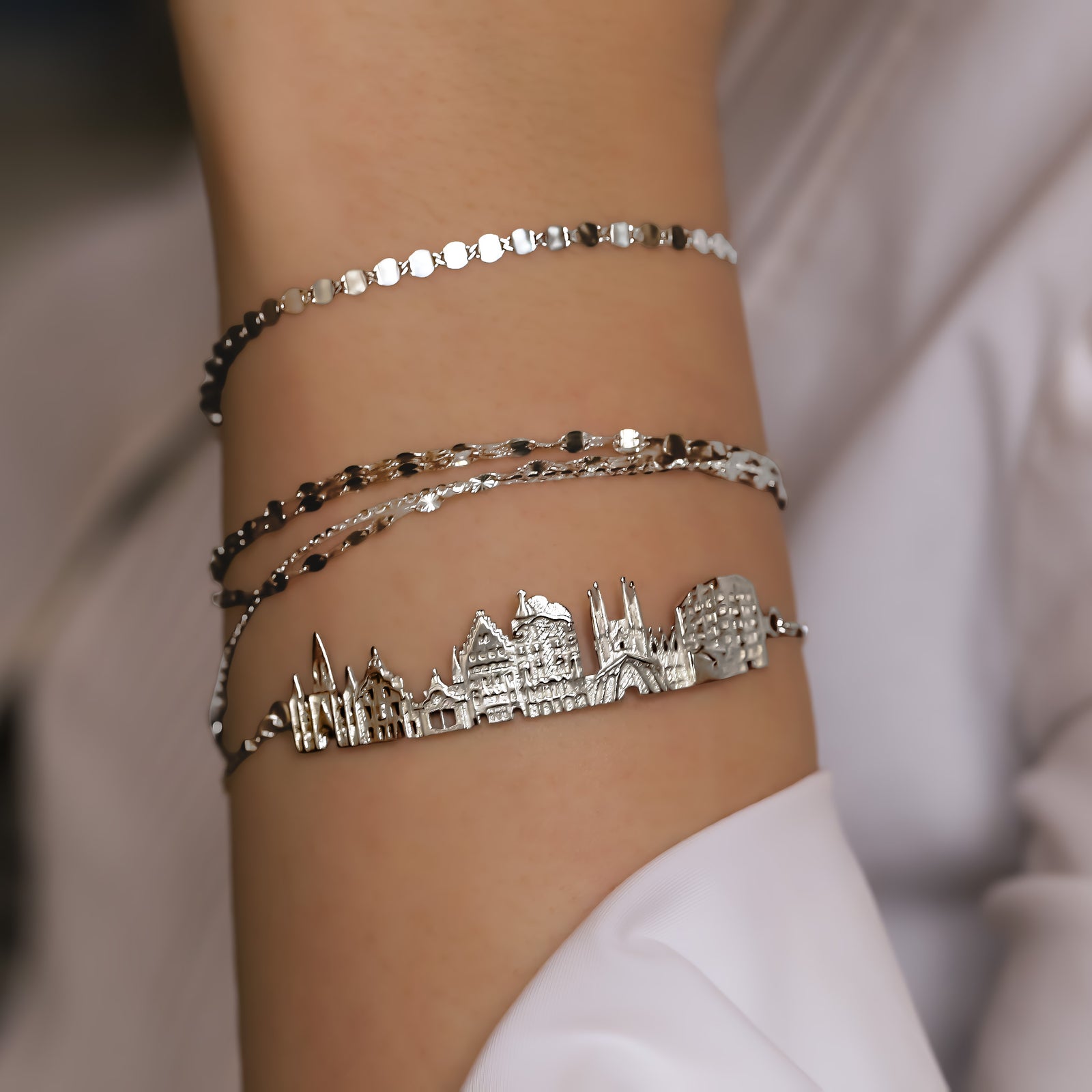Barcelona Skyline Bracelet