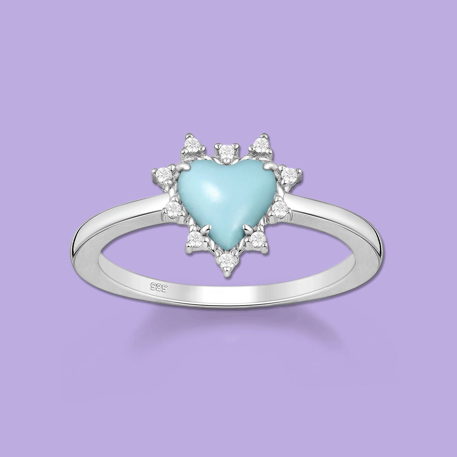 925 Sterling Silver Heart Ring