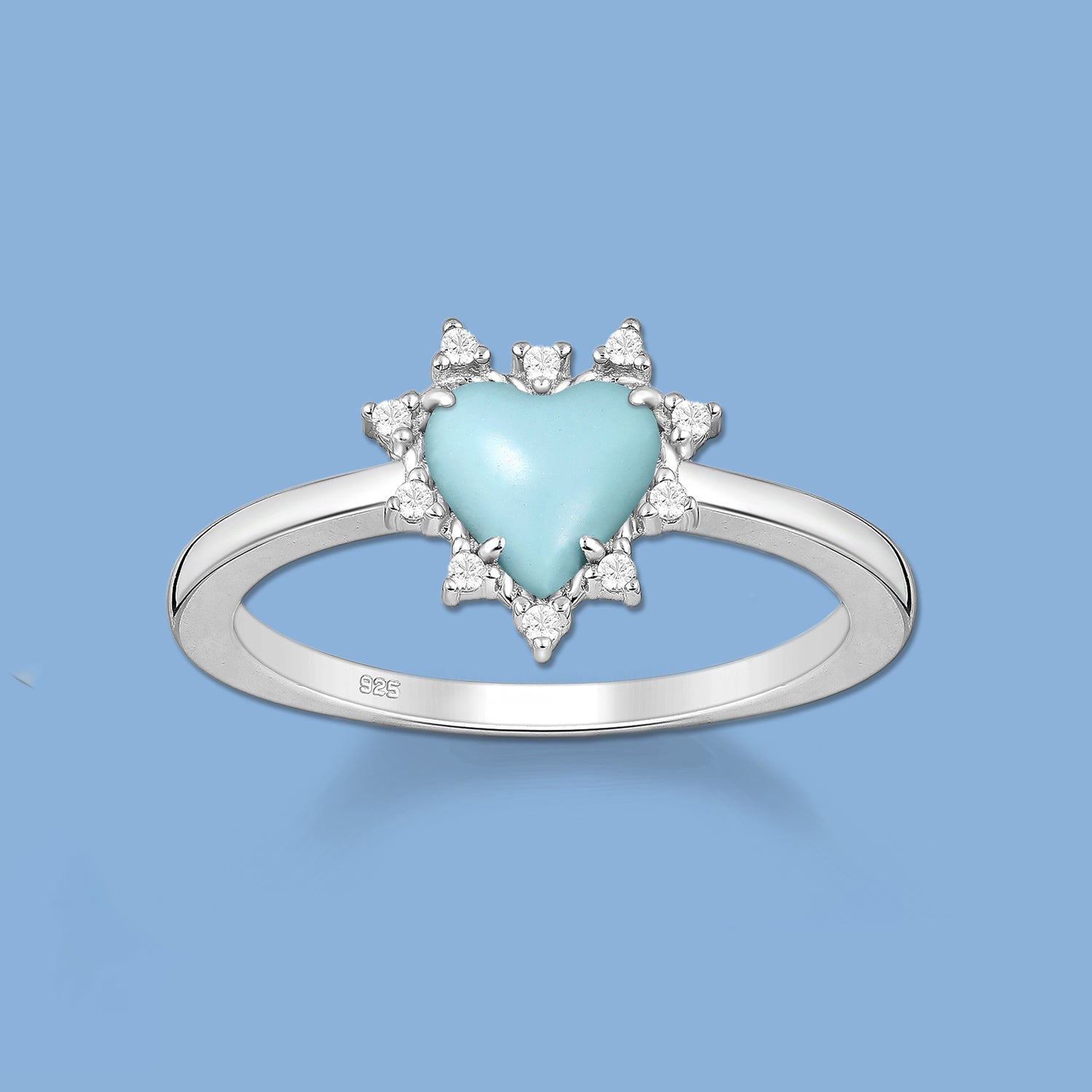 925 Sterling Silver Heart Ring