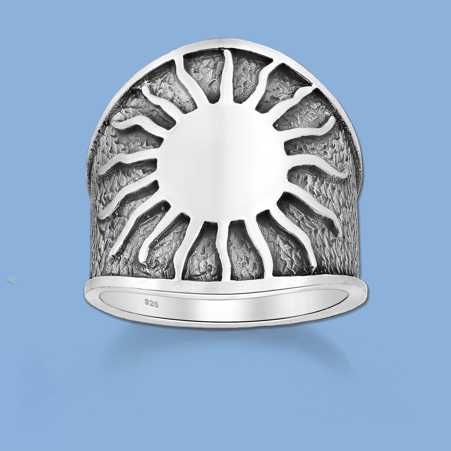  Silver Sun Ring