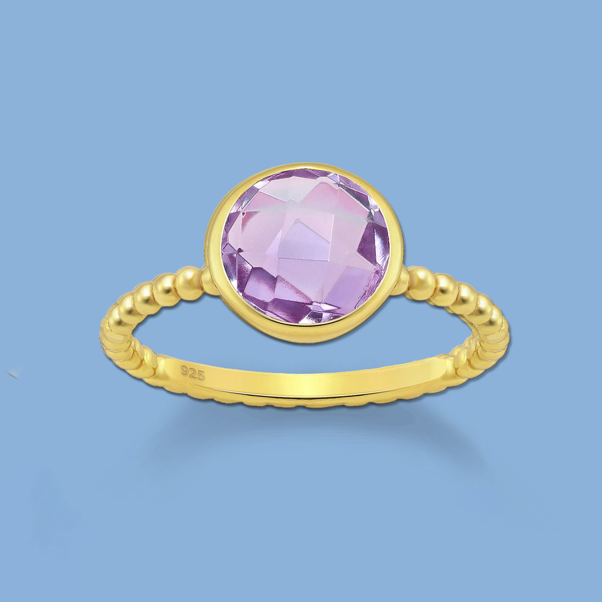 Amethyst Silver Ring