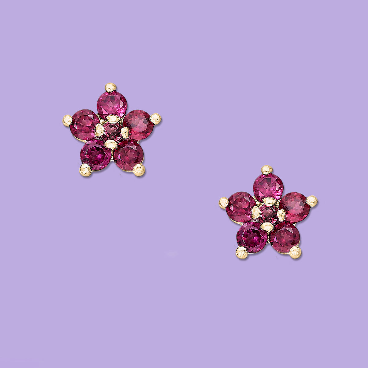 Flower Earrings, Pink earrings, gift for her
