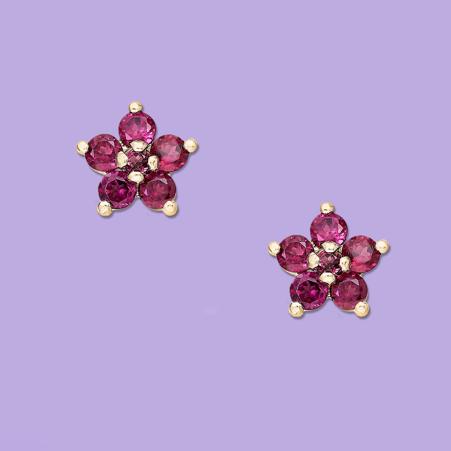 Flower Earrings, Pink earrings, gift for her