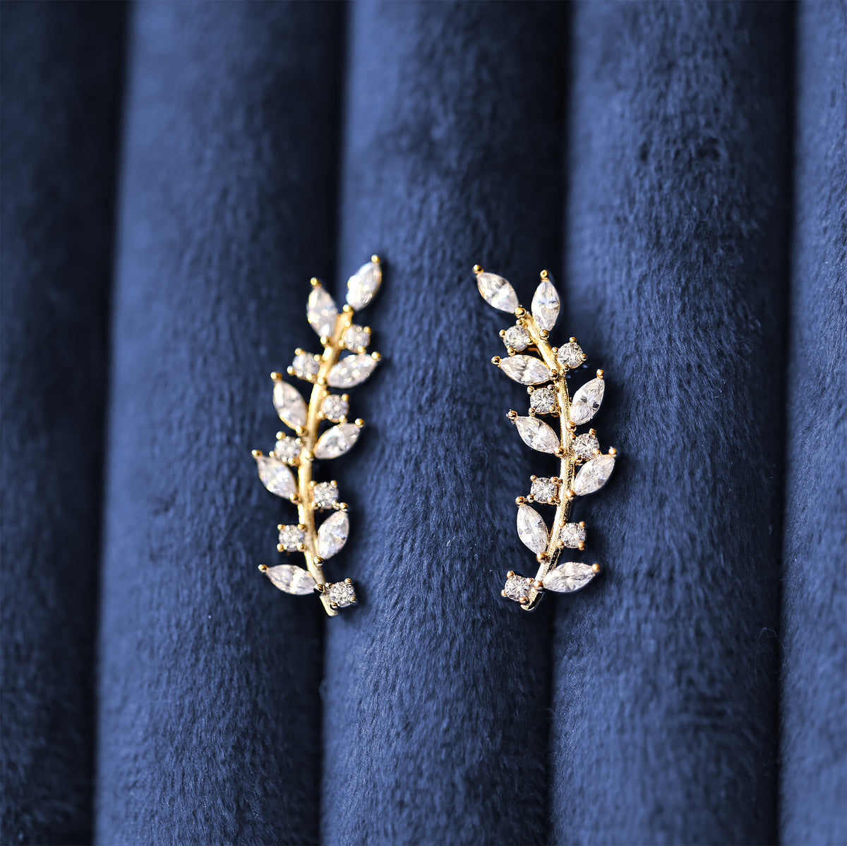 Leaf Climber Earrings