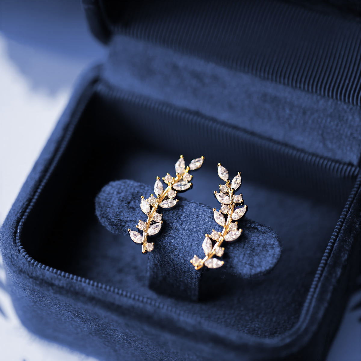 Leaf Climber Earrings