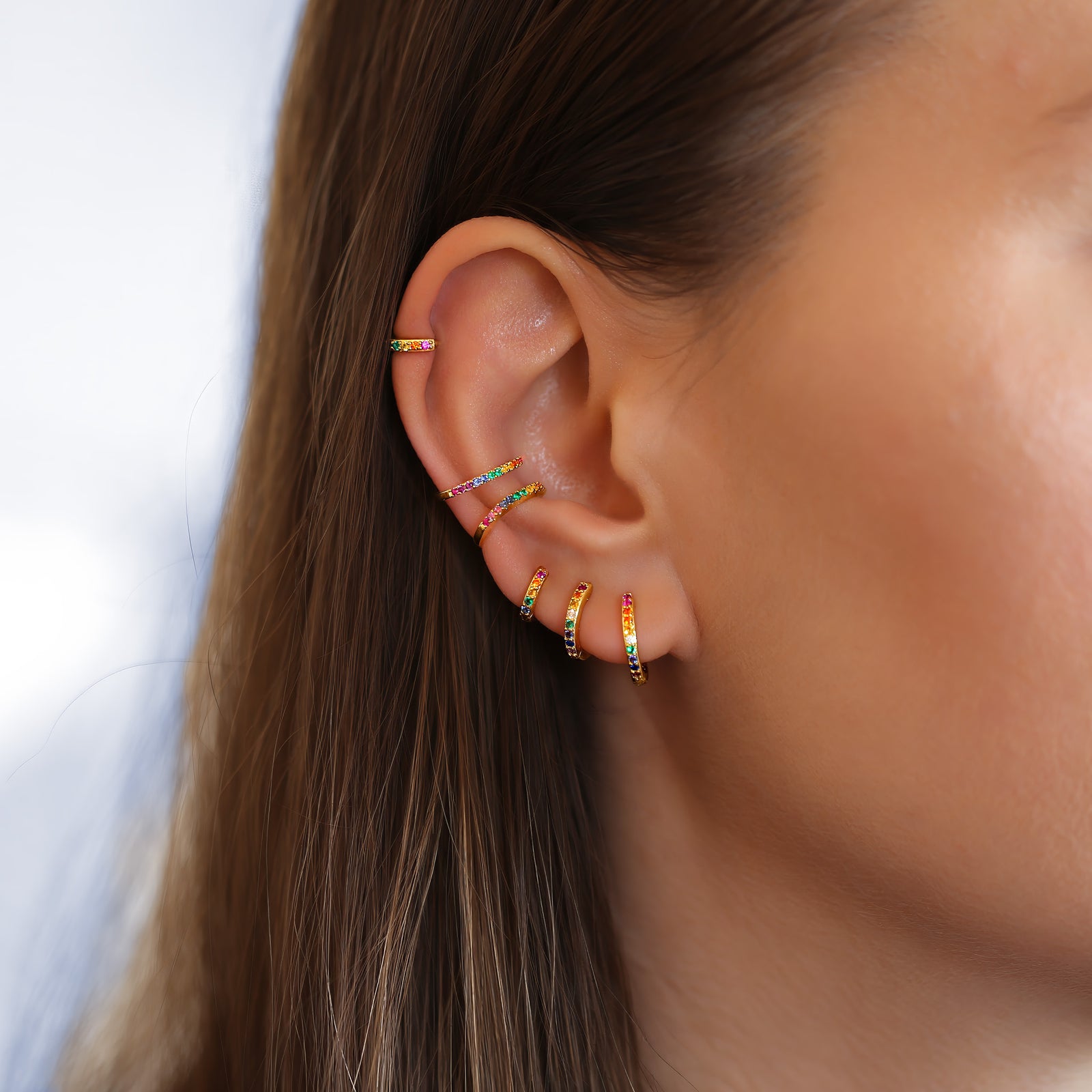 Rainbow Ear Cuff