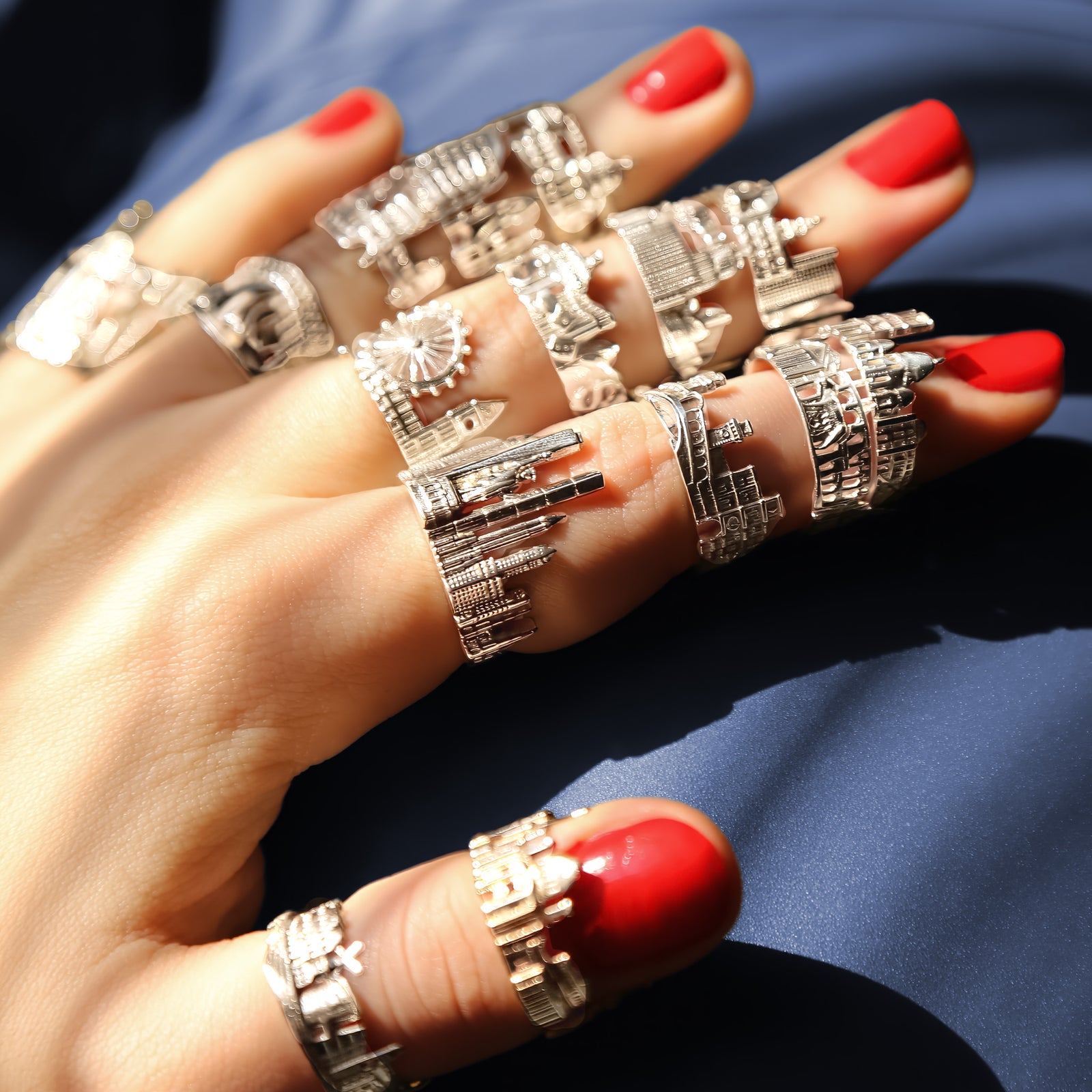 Paris "On the Map" Skyline Ring