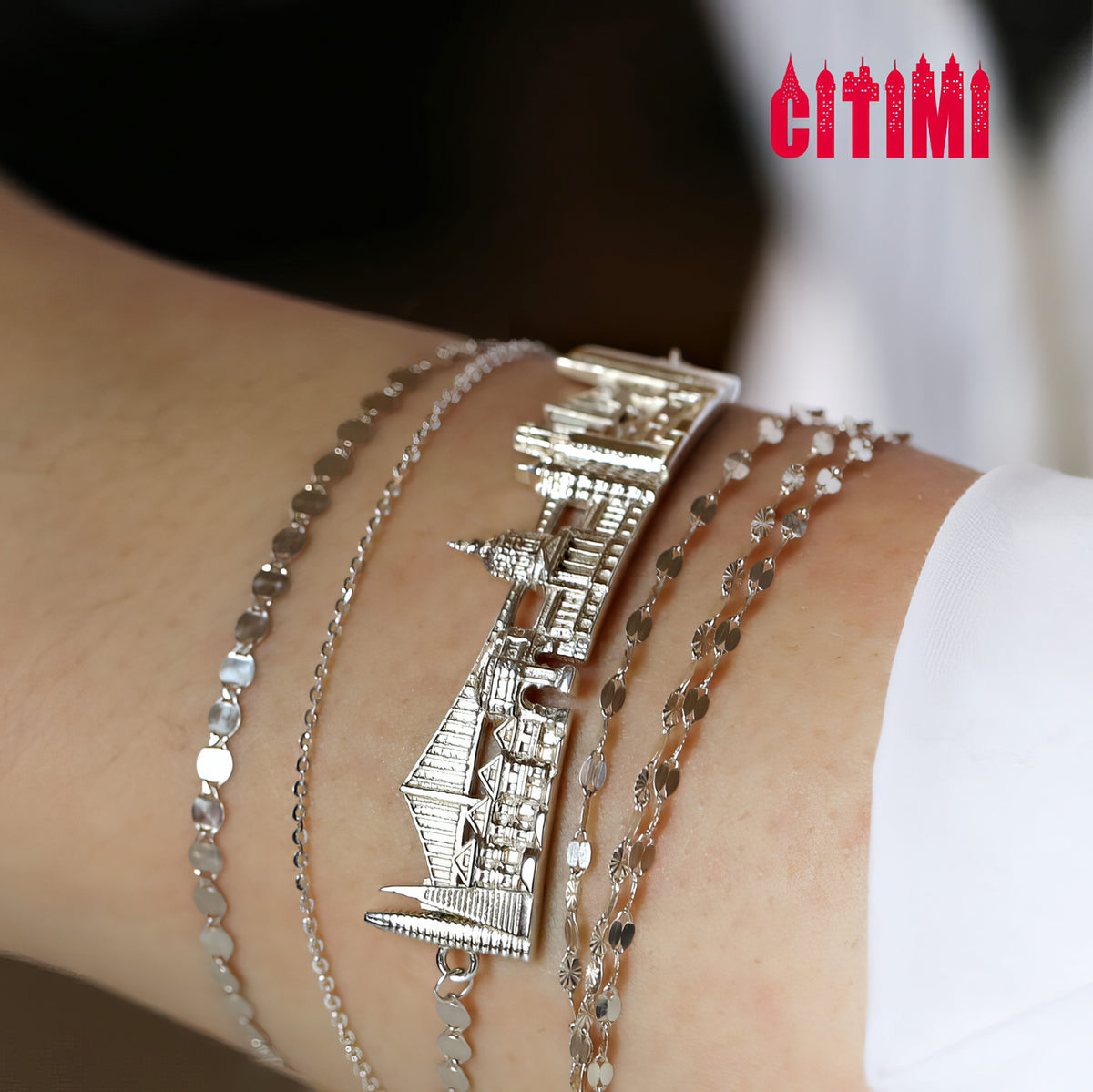 City Bracelet San Francisco in Sterling Silver