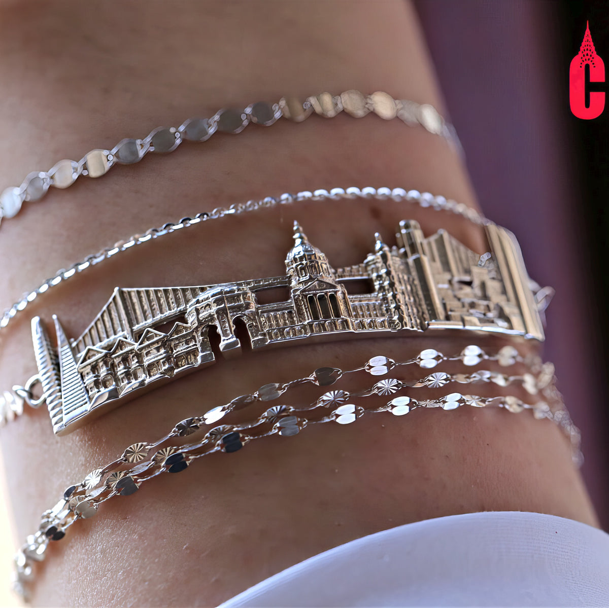City Bracelet San Francisco in Sterling Silver