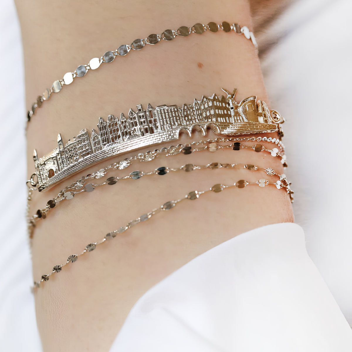 City Bracelet Amsterdam in Sterling Silver