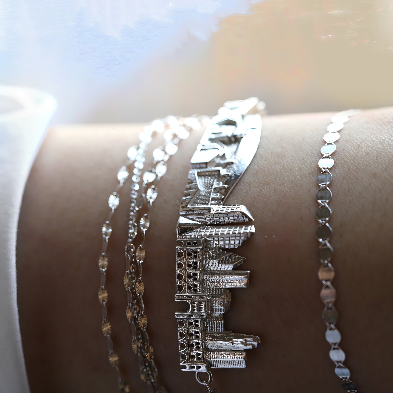 City Bracelet Houston in Sterling Silver