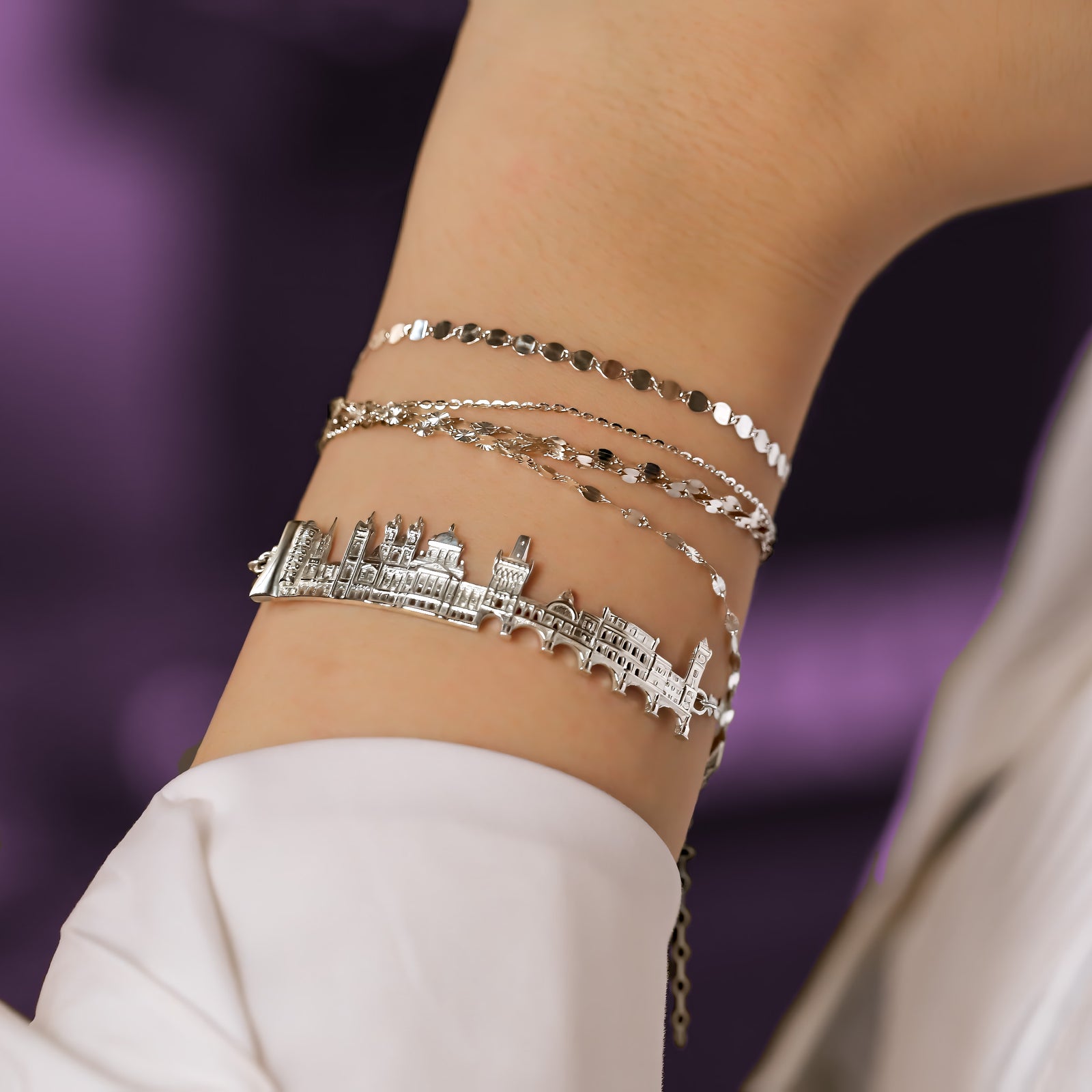 Prague Skyline Bracelet