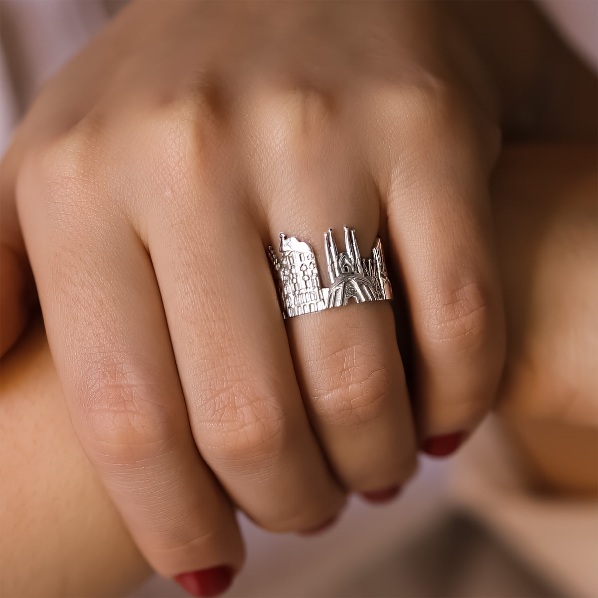 Barcelona Skyline Ring