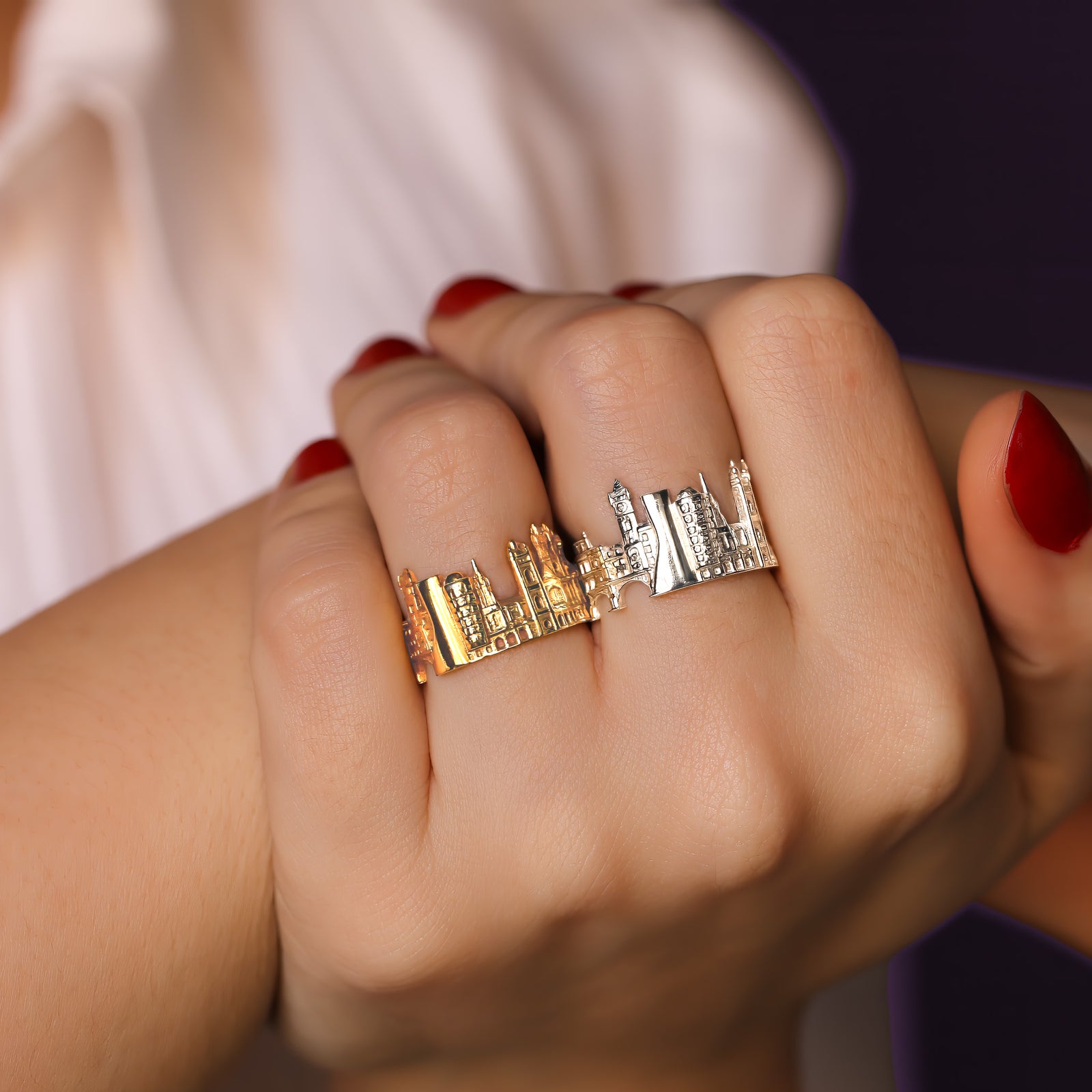 Prague Skyline Ring