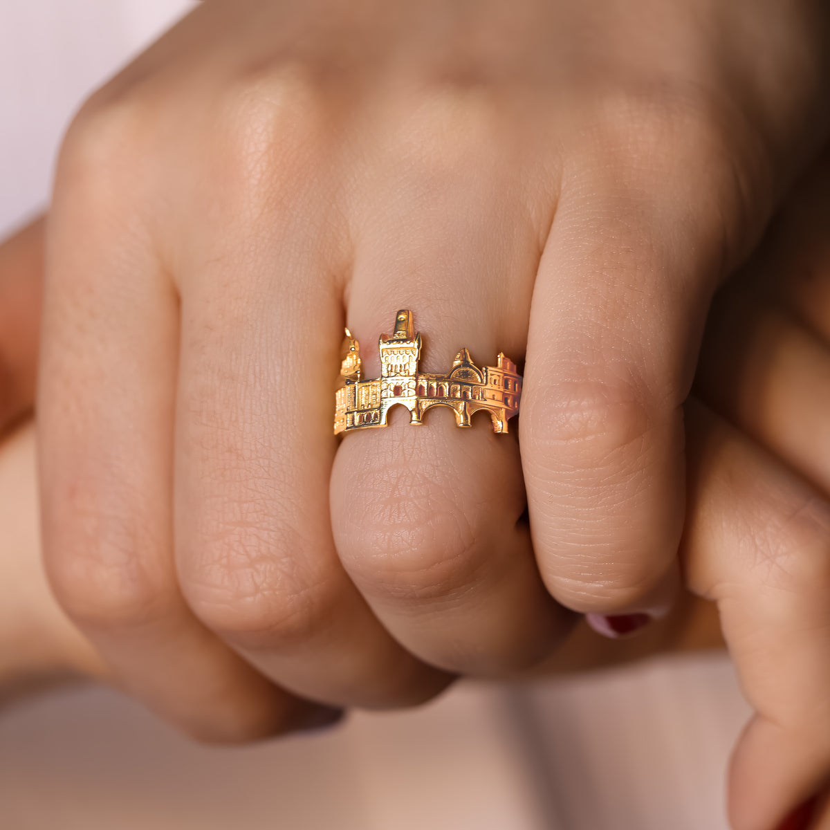 Prague Skyline Ring