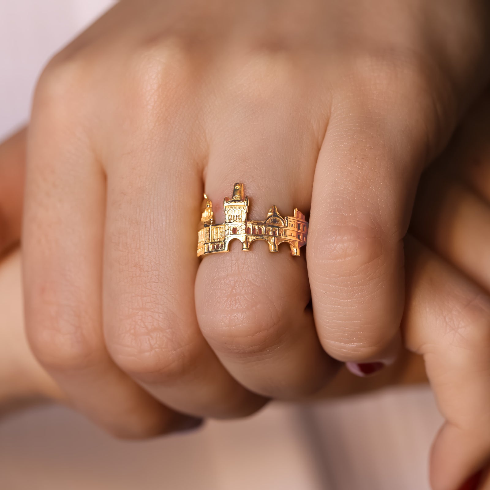 Prague Skyline Ring