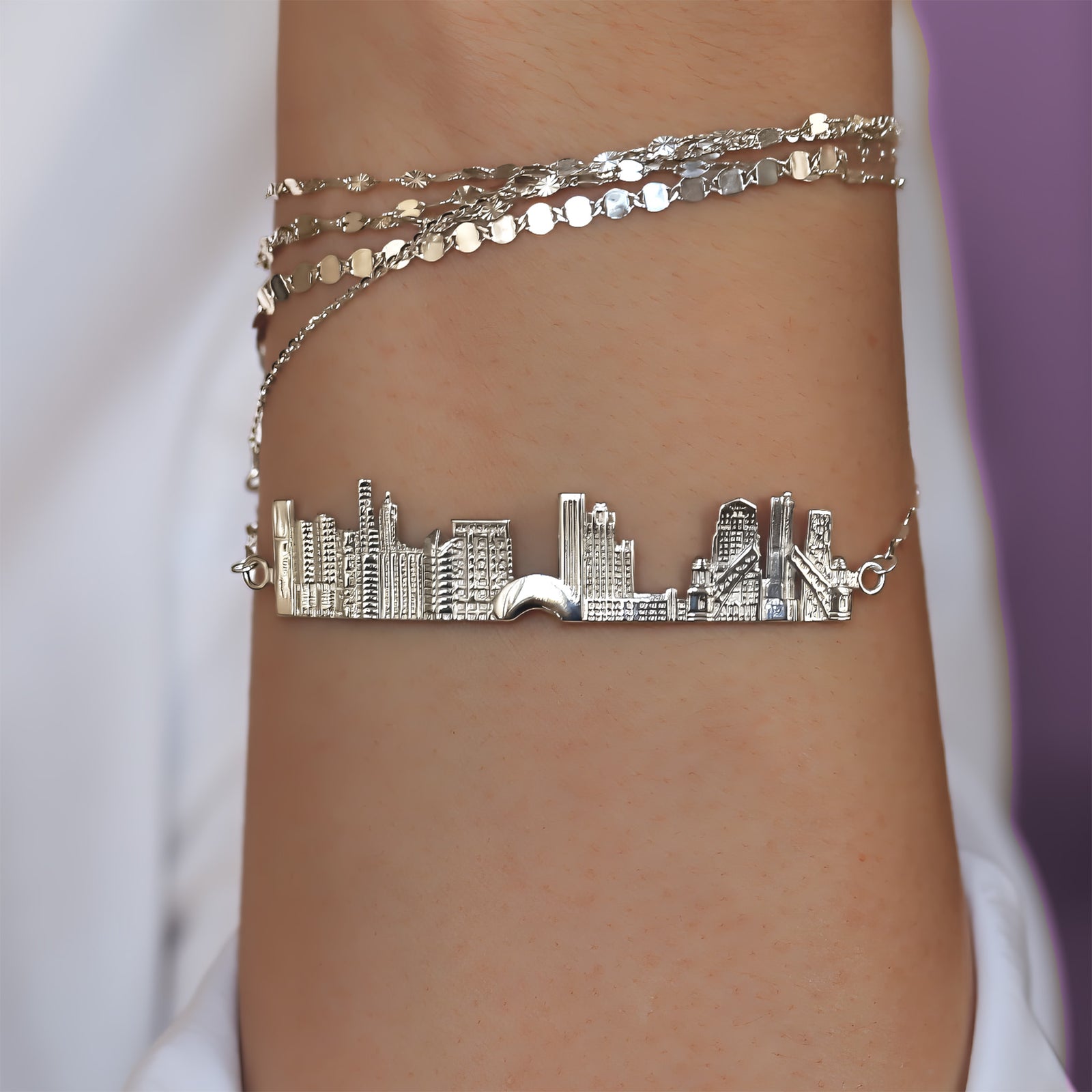Chicago Skyline Bracelet