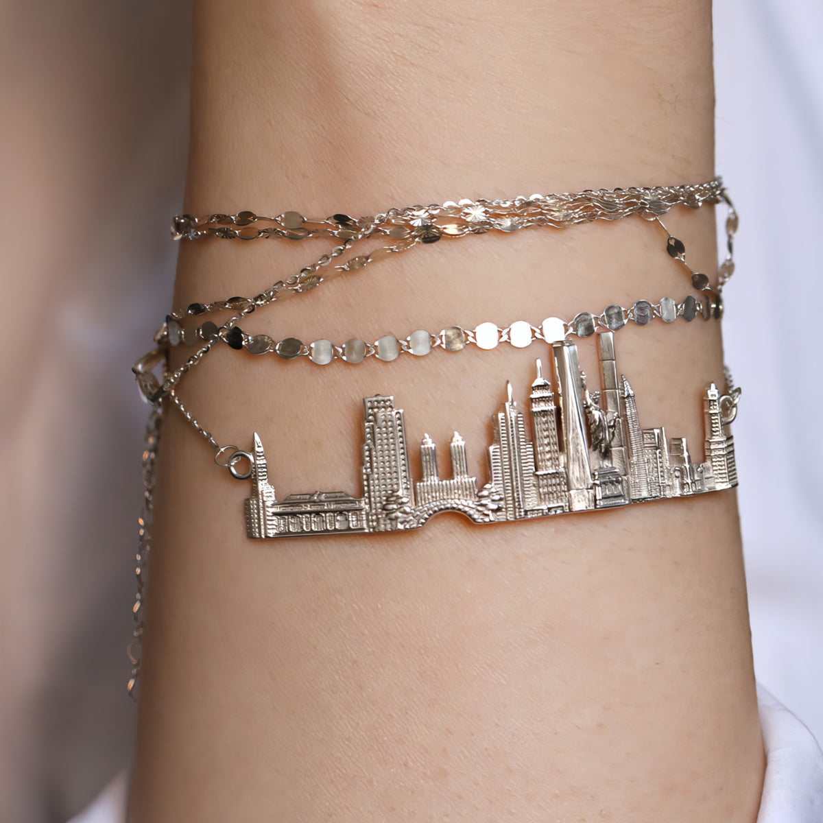 City Bracelet New York in Sterling Silver