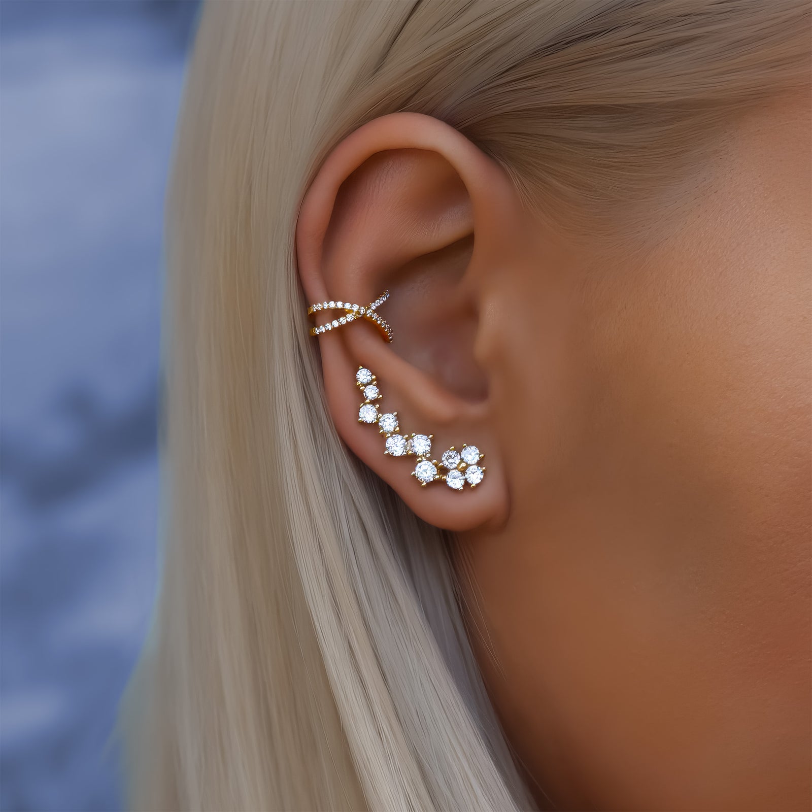 Clower Climber Earrings