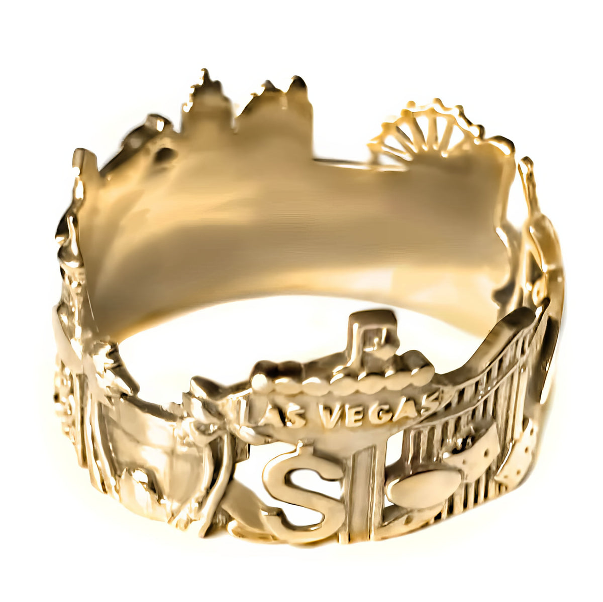 Cityscape Ring ⠀Las Vegas in Sterling Silver