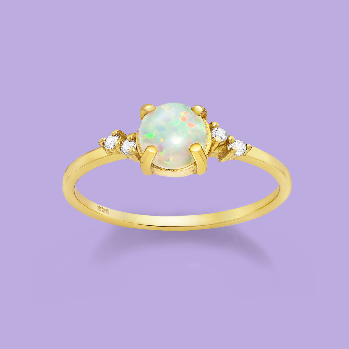 Opal ring, Silver Ring 