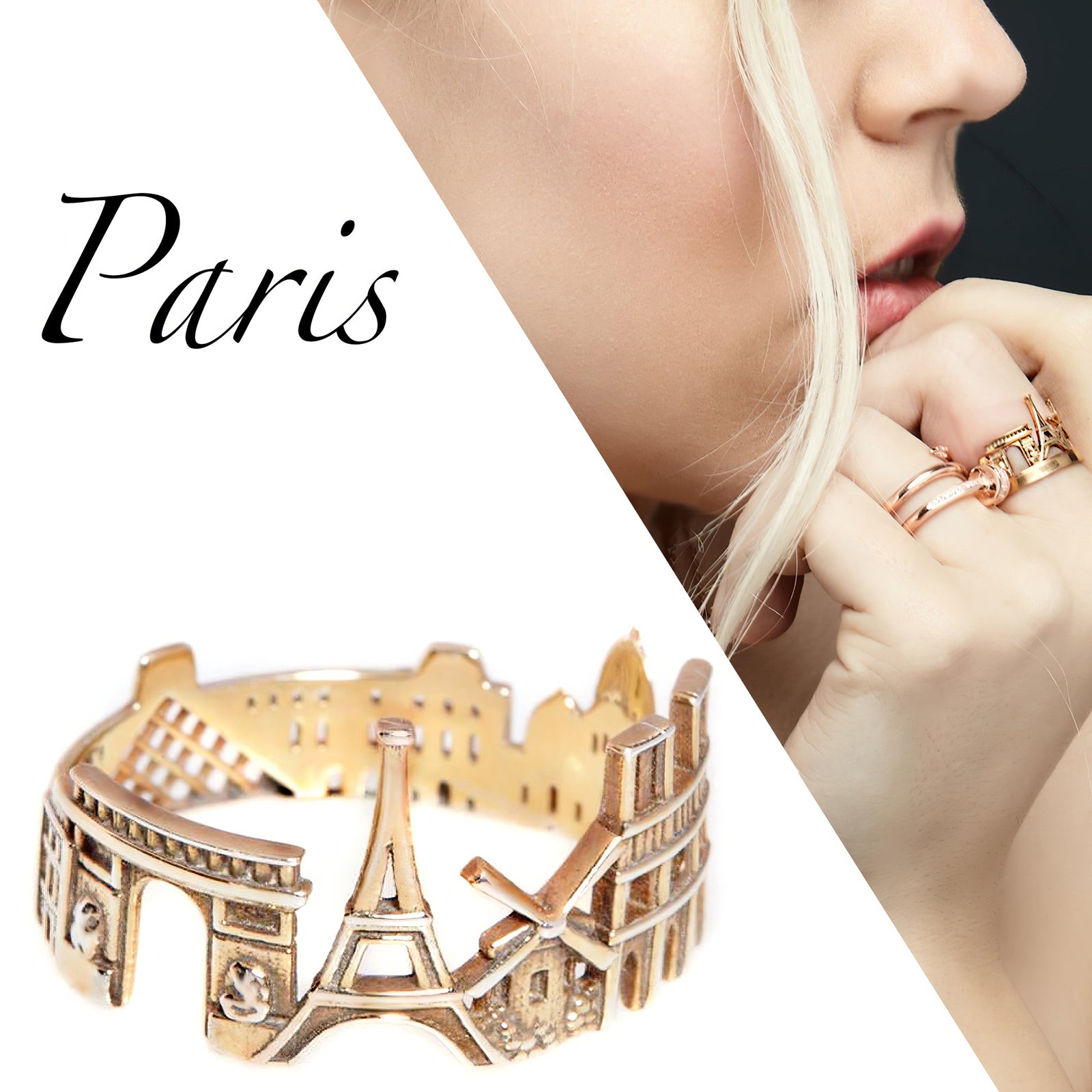 Paris Skyline Ring