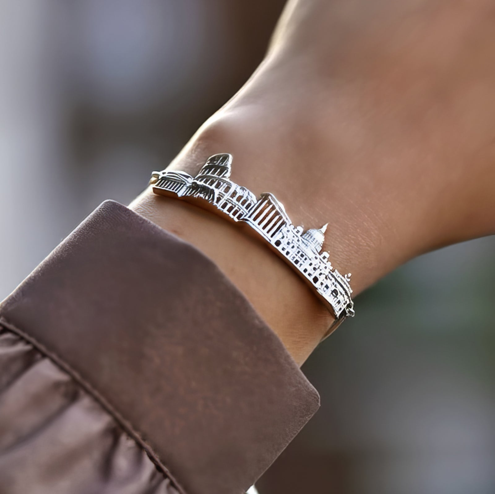 City Bracelet Rome in Sterling Silver
