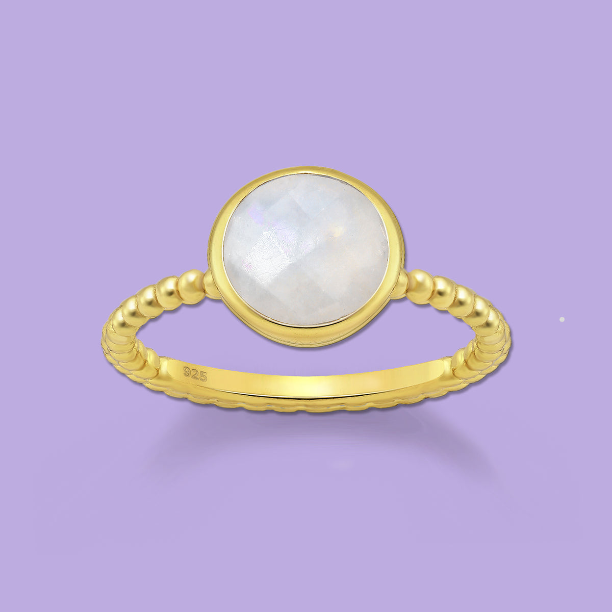 Silver Ring, Moonstone  Ring
